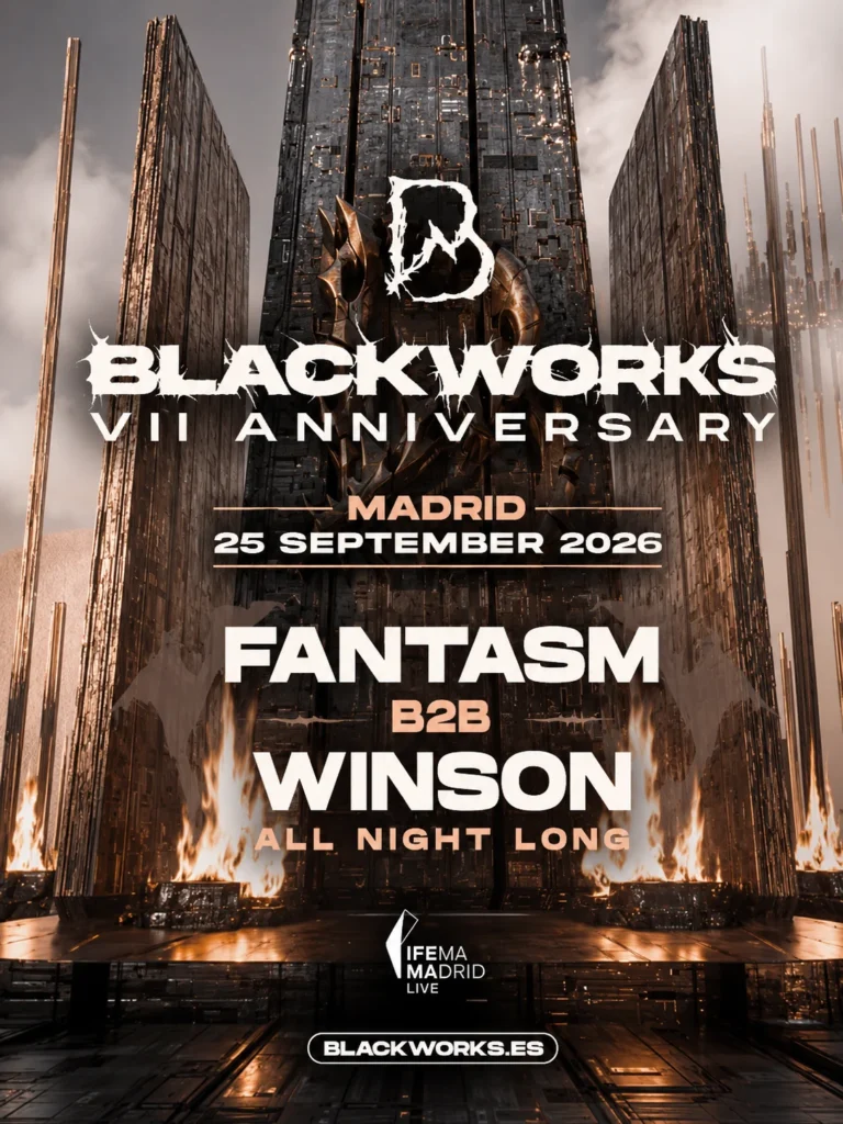 Cartel de BLACKWORKS VII ANNIVERSARY