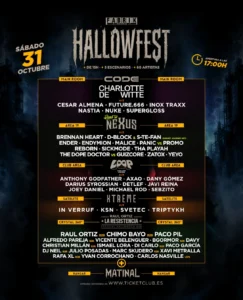 Cartel de HALLOWFEST 2026