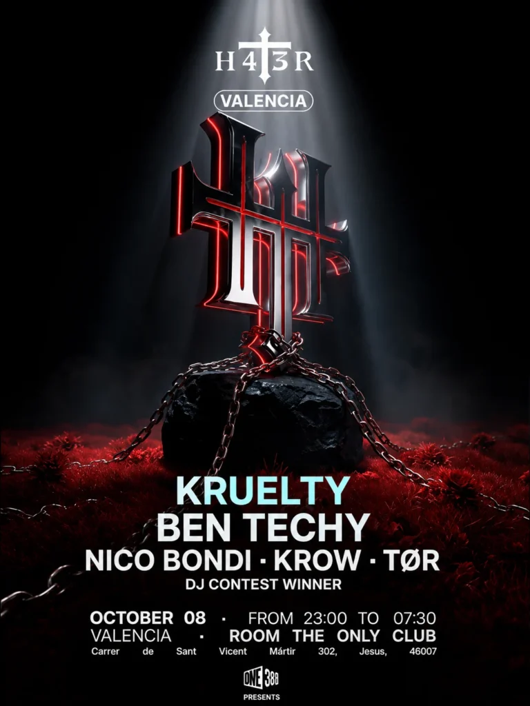 Cartel de H4T3R VALENCIA