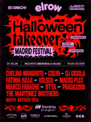 Cartel de HALLOWEEN TAKEOVER: 31 de octubre de 2026 en Recinto Iberdrola Music, Madrid