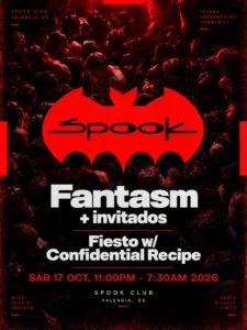 Cartel de FANTASM + FIESTO