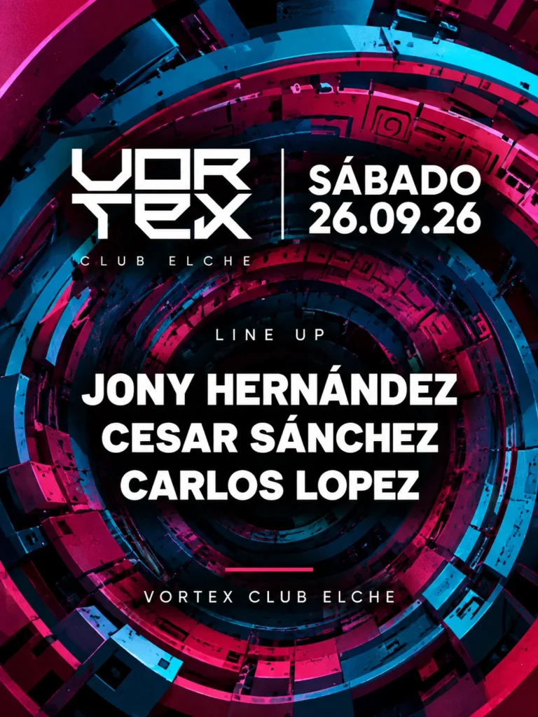 Cartel de VORTEX CLUB