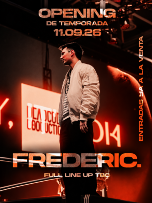 Private Techno inaugura temporada con FREDERIC, Alex Vigo, Charlotte Lyonn, Gonci y Erøs el 11 de septiembre en Underclub, Alicante.