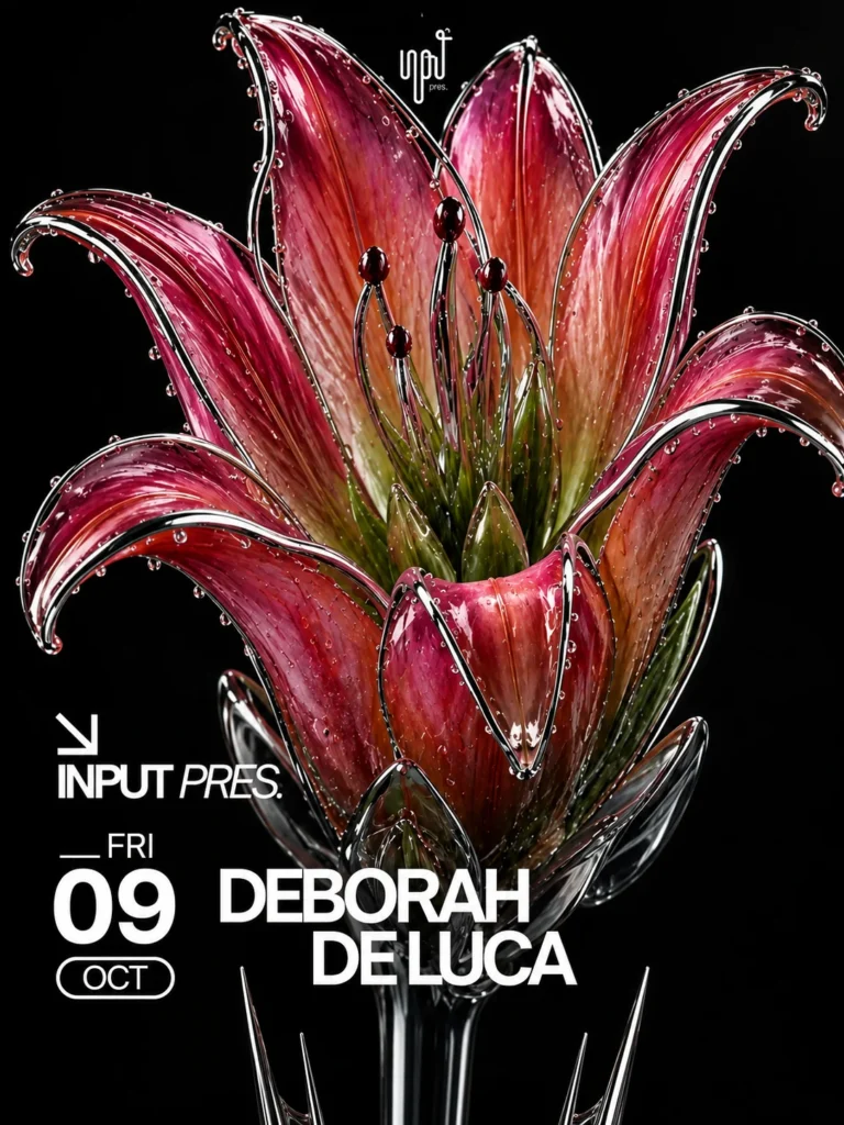 Cartel de INPUT PRES. DEBORAH DE LUCA