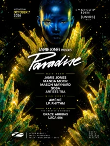 Cartel de JAMIE JONES PRESENTS PARADISE – CLOSING PARTY