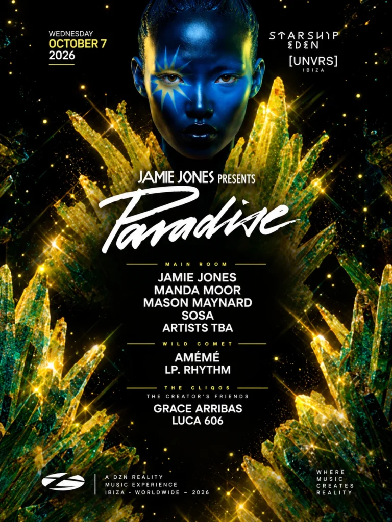 Cartel de JAMIE JONES PRESENTS PARADISE – CLOSING PARTY