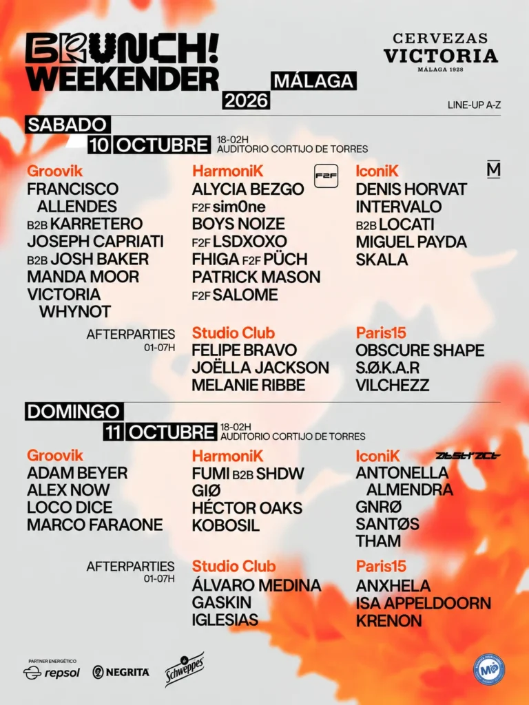 Cartel de BRUNCH! WEEKENDER 2026