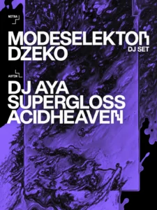 Cartel de MODESELEKTOR