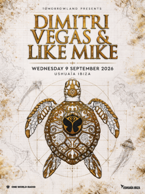 Dimitri Vegas & Like Mike llegan a Ushuaïa Ibiza el 9 de septiembre junto a Bassjackers, Viktor y Block & Crown en una tarde de electrónica festivalera.