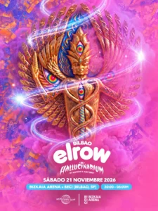 Cartel de elrow Bilbao Hallucinarium