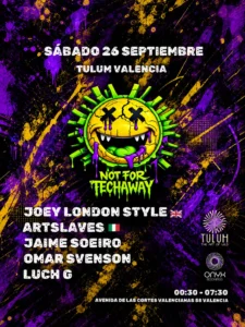 Cartel de NOT FOR TECHAWAY