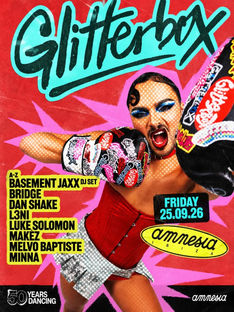 Cartel de GLITTERBOX