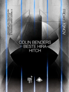 Cartel de PRISM PRES. COLIN BENDERS LIVE & BESTE HIRA