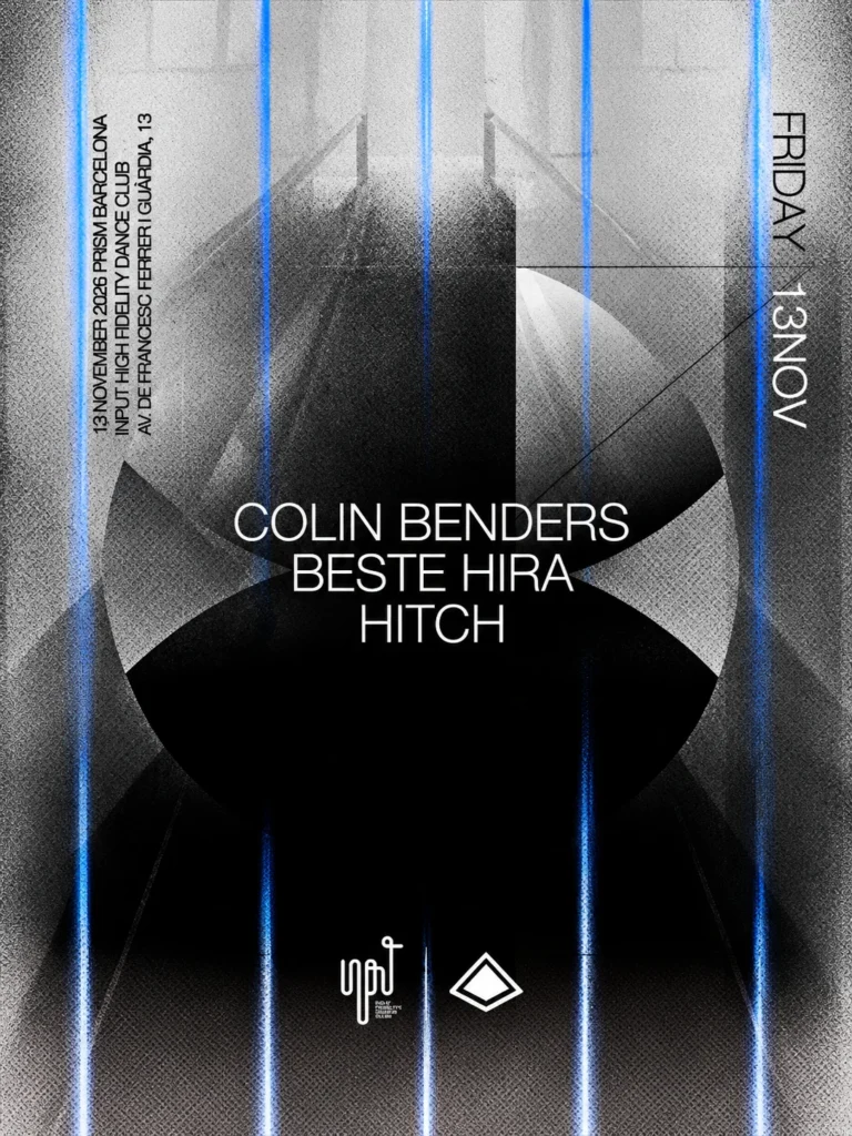 Cartel de PRISM PRES. COLIN BENDERS LIVE & BESTE HIRA