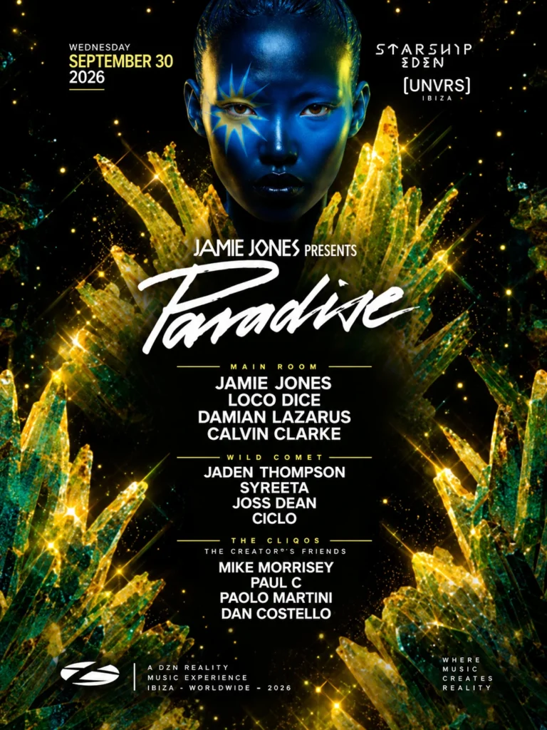 Cartel de JAMIE JONES PRESENTS PARADISE
