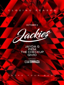 Cartel de JACKIES CLOSING SEASON