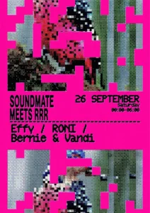 Cartel de SOUNDMATE MEETS RRR