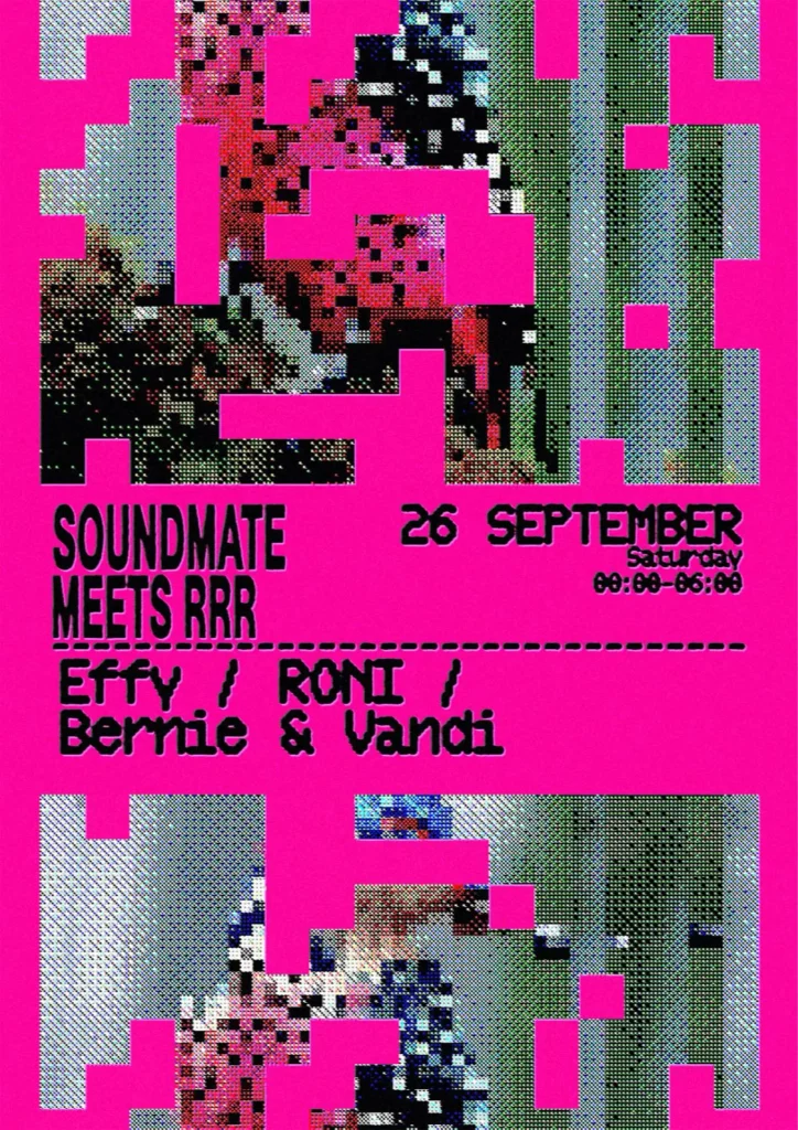 Cartel de SOUNDMATE MEETS RRR
