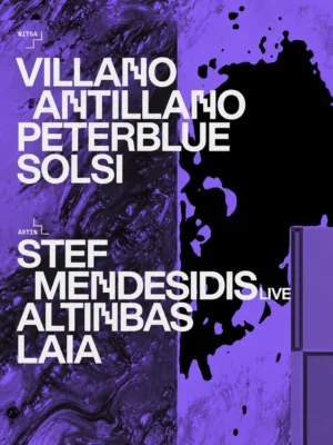 Cartel de VILLANO ANTILLANO: 25 de septiembre de 2026 en Nitsa Club, Barcelona con Peterblue y Villano Antillano