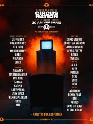 CIRCUS NATION 20 ANIVERSARIO / 3 de octubre / Complejo Embrujo, Granada