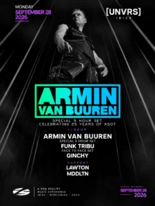 Cartel de ARMIN VAN BUUREN PRESENTS A STATE OF TRANCE