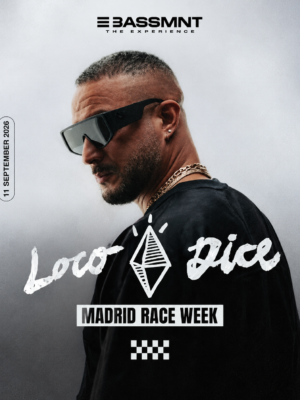 Loco Dice protagoniza Madrid Race Week el 11 de septiembre en The Bassement, Madrid.