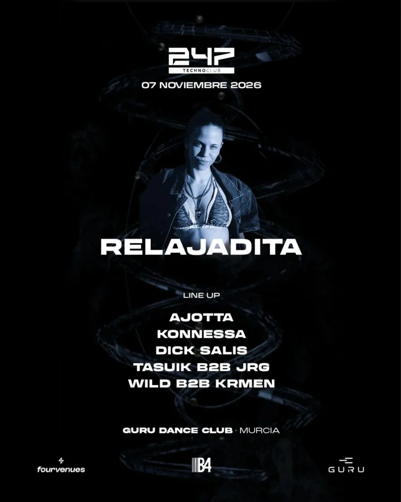 Cartel de 247 Club RELAJADITA