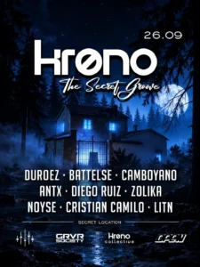 Cartel de KRØNO – THE SECRET GROOVE VOL.2