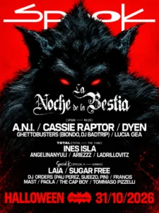 Cartel de LA NOCHE DE LA BESTIA