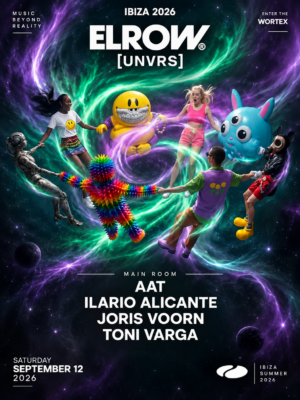 elrow Ibiza llega el 12 de septiembre a [UNVRS], Ibiza, con AAT, Ilario Alicante, Joris Voorn y Toni Varga.