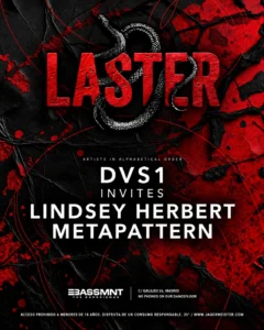 Cartel de LASTER CLUB PRESENTS DVS1 INVITES