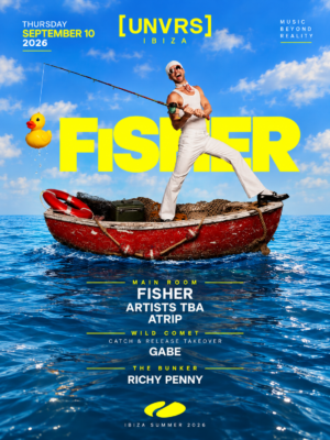FISHER protagoniza el 10 de septiembre en [UNVRS], Ibiza, junto a ATRIP, Gabe y Richy Penny.