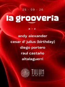 Cartel de LA GROOVERÍA