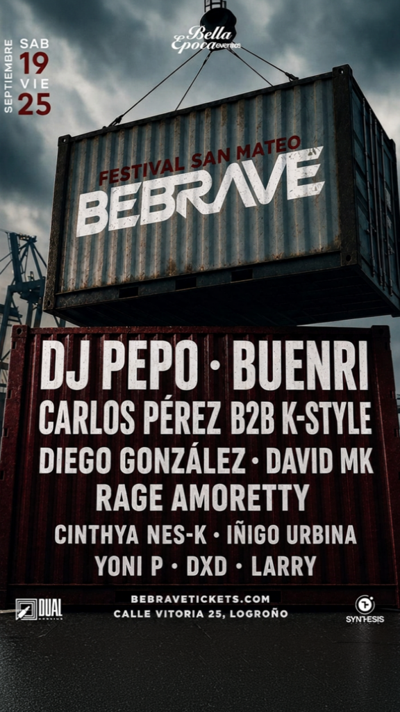 Cartel de BE BRAVE