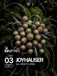 Cartel de INPUT PRES. JOYHAUSER ALL NIGHT LONG