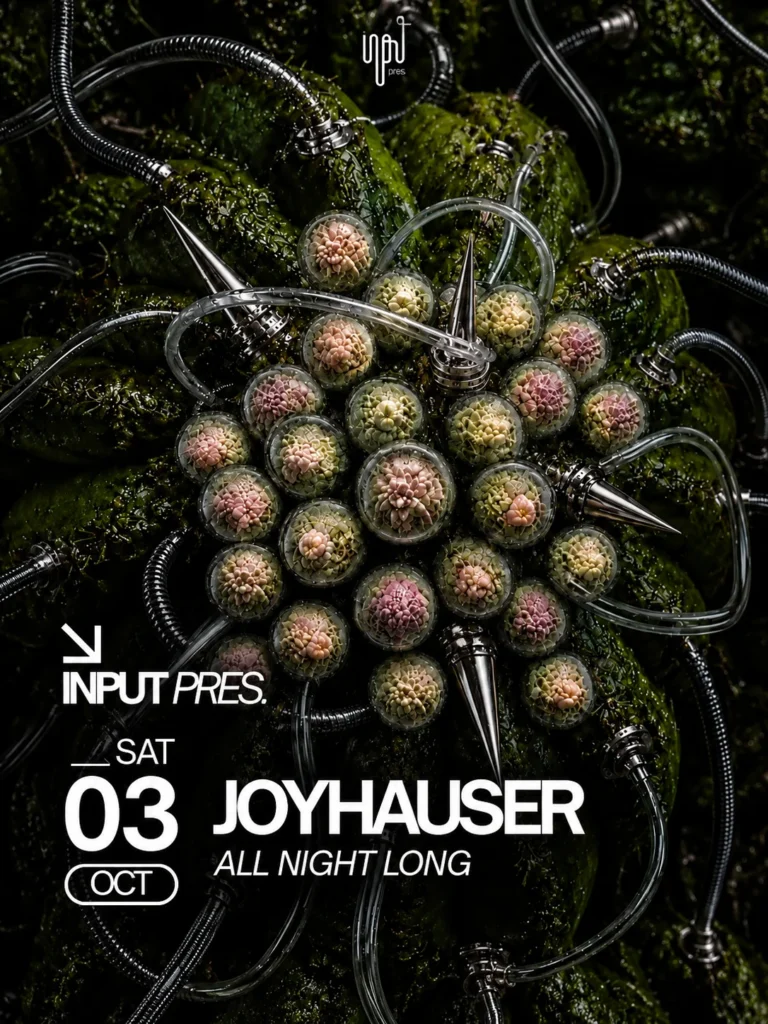 Cartel de INPUT PRES. JOYHAUSER ALL NIGHT LONG