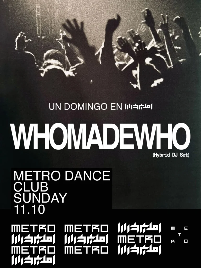 Cartel de UN DOMINGO EN METRO