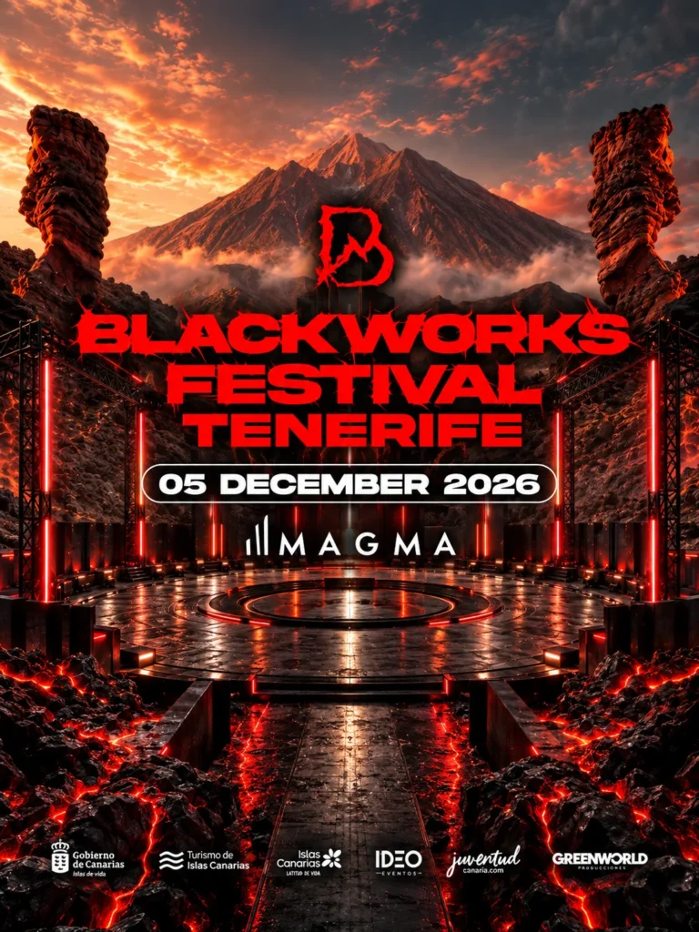 Cartel de BLACKWORKS FESTIVAL TENERIFE