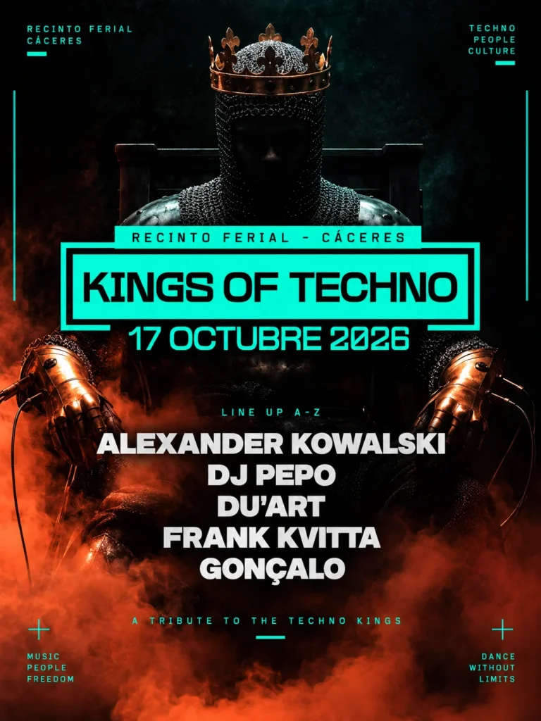 Cartel de KINGS OF TECHNO