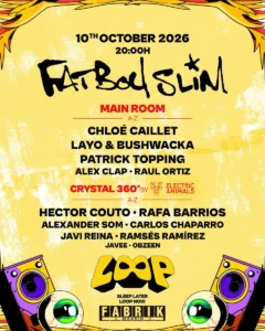 Cartel de LOOP WITH FATBOY SLIM