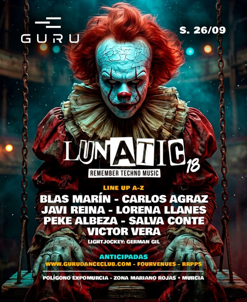 Cartel de LUNATIC 18