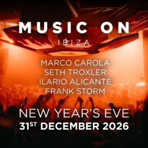 Cartel de MARCO CAROLA PRESENTS MUSIC ON – NEW YEAR’S EVE