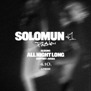 Cartel de SOLOMUN+1 – CLOSING PARTY