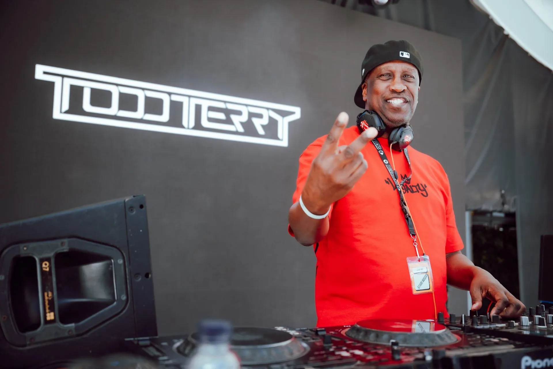 Foto de Todd Terry, artista de techno