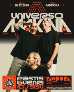 Cartel de UNIVERSO MAKINA: 26 de diciembre de 2026 en Pandora, Sevilla