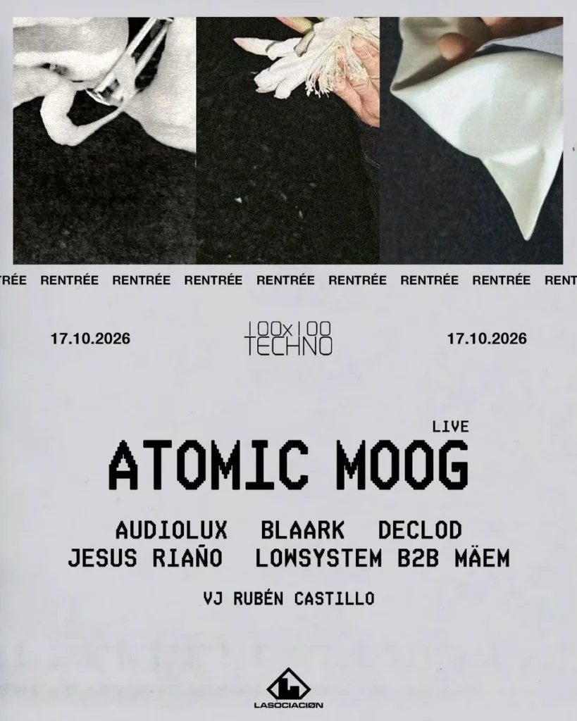 Cartel de 100X100 TECHNO RENTRÉE