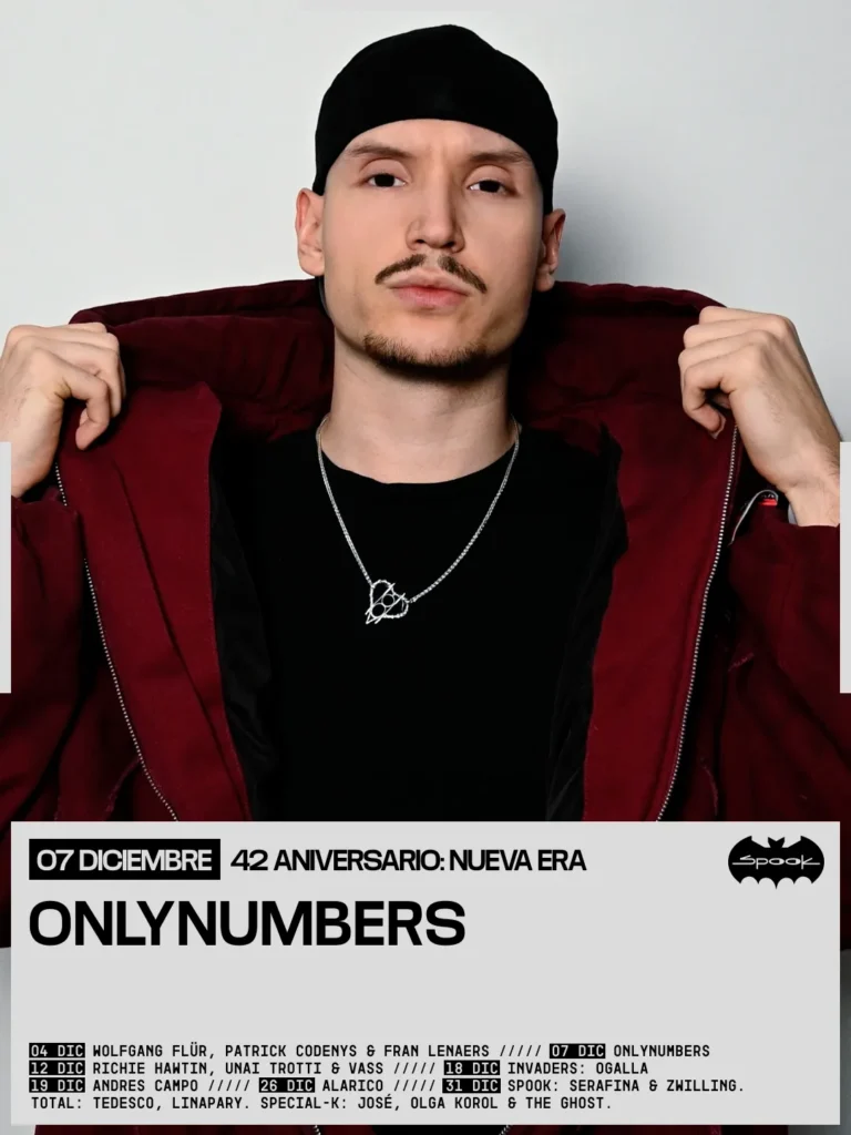 Cartel de 42 ANNIVERSARY: ONLYNUMBERS + INVITADOS