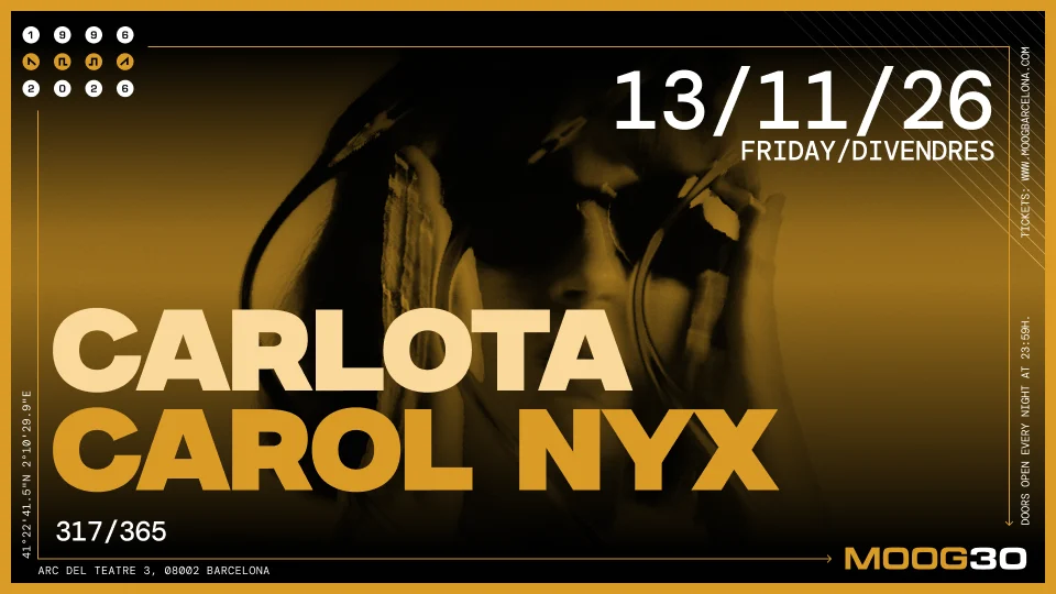 Cartel de CARLOTA + CAROL NYX