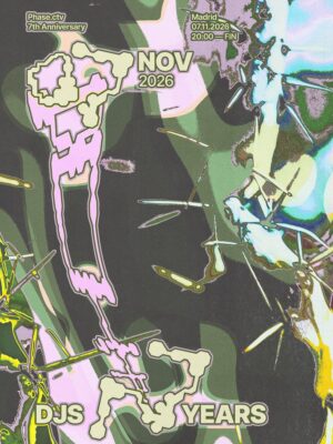 Cartel de 7 AÑOS BAILANDO: 7 de noviembre de 2026 en TBA, Madrid