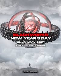 Cartel de BLACKWORKS NEW YEAR'S DAY: 1 de enero de 2027 en La Nueva Cubierta, Madrid